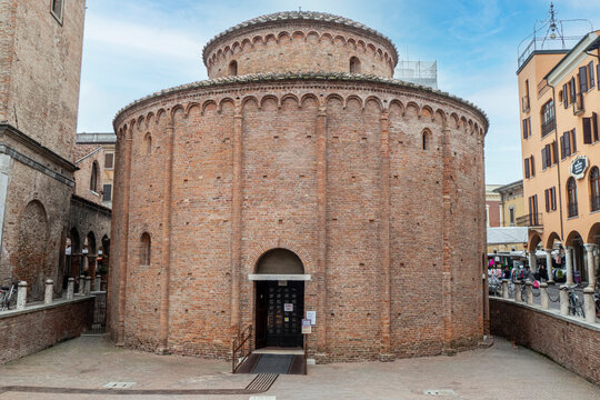 The old church Rotonda of Saint Lorenzo in Mantua