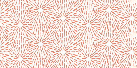 Abstract pattern in boho style. Geometric pattern seamless. Salute print endless pattern on white background. Vector in doodle style. Design for fabrics, scrapbooking, wallpapers.