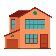 Fototapeta na wymiar illustration of a house