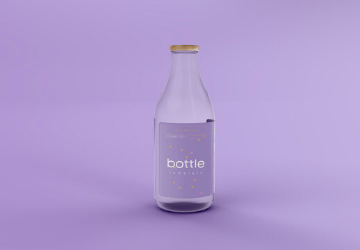 3D Bottle Mockup