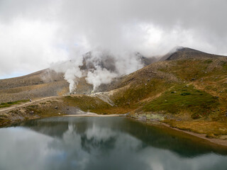 fog in the mountains