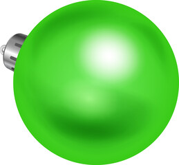 Green Christmas ball