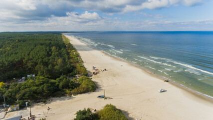 Plaża z drona Jantar © Marcin