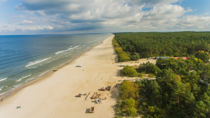 Plaża z drona Jantar © Marcin