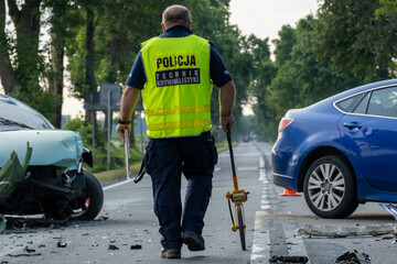 wypadek drogowy © Marcin