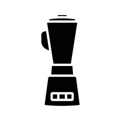 Mixer blender icon. Kitchen machine Isolated vector sign on white background.