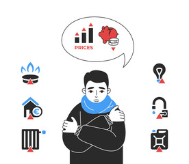 Rising prices for utilities and gasoline. High taxes and lower incomes. Energy crisis