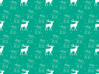 seamless merry christmas template wallpaper vector pattern deer abstract background winter holiday