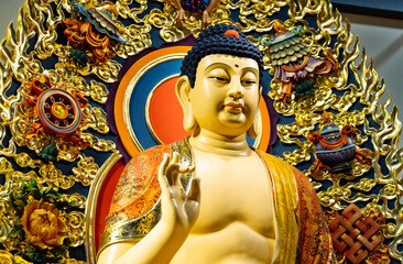 Obraz premium Close up of a Buddha statue
