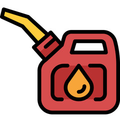 jerrycan filled outline icon