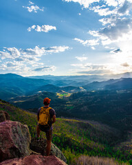 Fototapeta na wymiar Hiking in Colorado near Boulder