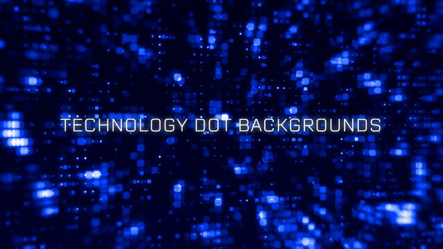 Abstract Technology Dot Backgrounds