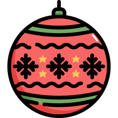 christmas ball icon