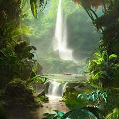 The blue water is sometimes wild