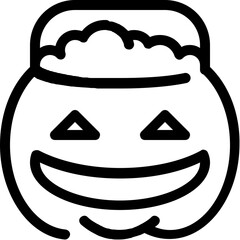pumpkin pot icon