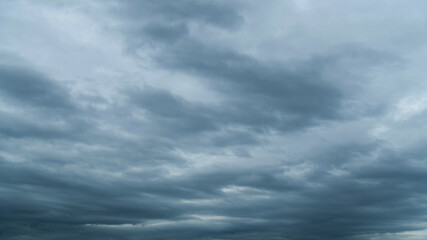 Fototapeta premium Dramatic sky with dark clouds