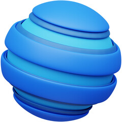 3d uranus planet icon illustration