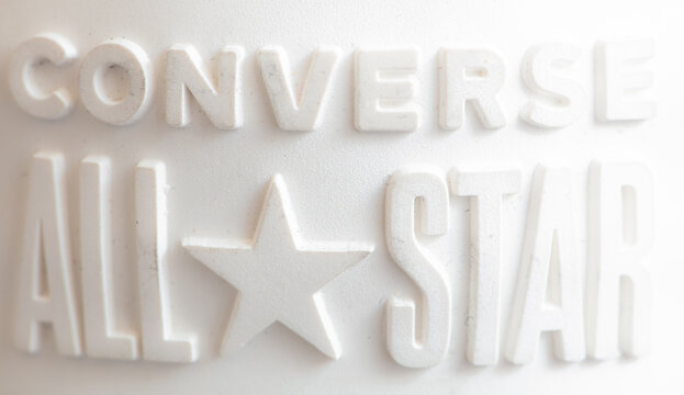 Converse All Star White Rubber Sole