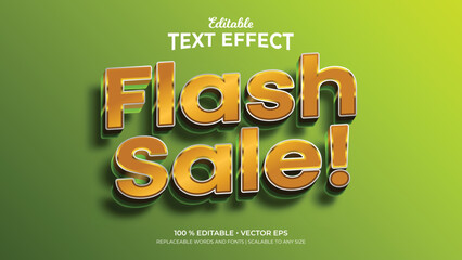 Flash Sale Editable Text Effects