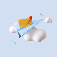 3d rendering SNS, Social media service, influencer background