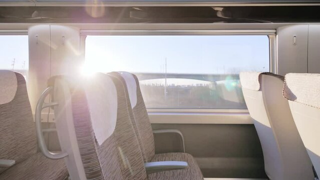 empty seat on high speed train