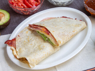 mexican food beef, tortilla, taco