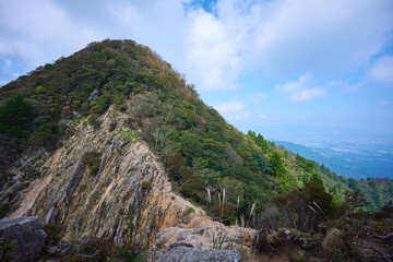 Fototapeta na wymiar 三重県　釈迦ヶ岳の登山道