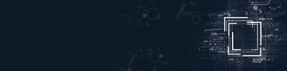 Abstract background of technology and science.