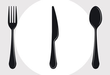 Cutlery Set Svg, Spoon Knife Fork Set Svg, Spoon Svg, Knife Svg, Fork Svg, Kitchen Set Svg, Cutlery Set Monogram