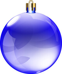 Colored Christmas ball