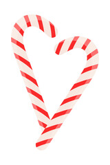 Obraz premium Candies. Striped lollipops isolated on a white background. Vector illustration EPS 10. Holiday.