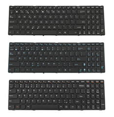 laptop keyboard, spare part for laptop, on white background