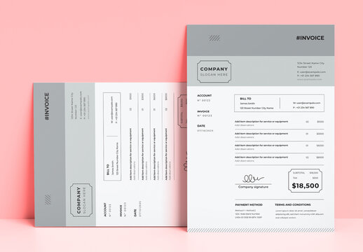 Printable Invoice Layout