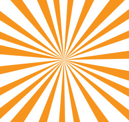 Background sun rays with white and orange color. sun rays background.