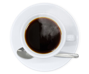 コーヒー 飲み物 イラスト リアル 俯瞰