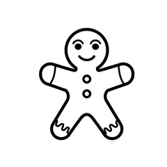 Bożonarodzeniowe ciastko, ciasteczkowy ludzik