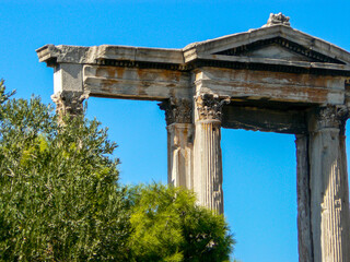 Ruins in Athens, Greece