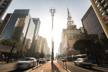 Paulista Avenue in Sao Paulo City, Brazil