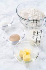 Baking brioche buns