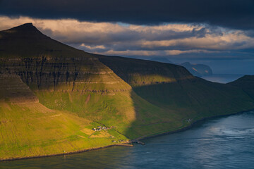 The viewpoint from Klakkur is among the most beautiful in the Faroe Islands. Klakkur lies only a...