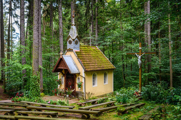Kaplica w Zielonej Dolinie Kudowa-Zdr&oacute;j