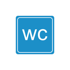 Toilet icon. Logo WC symbol. Toilet sign bathroom.Vector illustration for design and print
