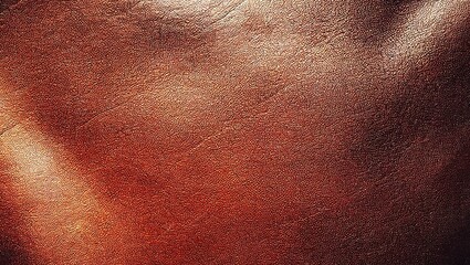Bright brown leather texture with light creases and marks on it - gradient brown leather background