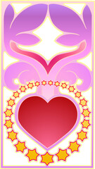 Sixties style conceptual image