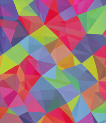 Fototapeta premium Farbenfroher Geometrischer Hintergrund
