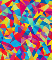 Farbenfroher Geometrischer Hintergrund
