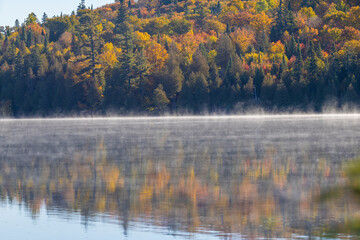 Spectacular autumn in Mont Tremblant, Quebec, Canada