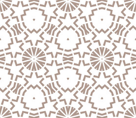 Geometric pattern. Seamless vector background. Ethnic graphic design.	