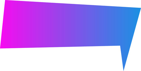 Obraz premium speech bubble design illustration isolated on transparent background