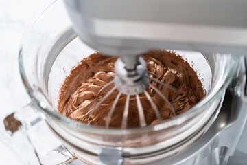 Chocolate ganache cupcake